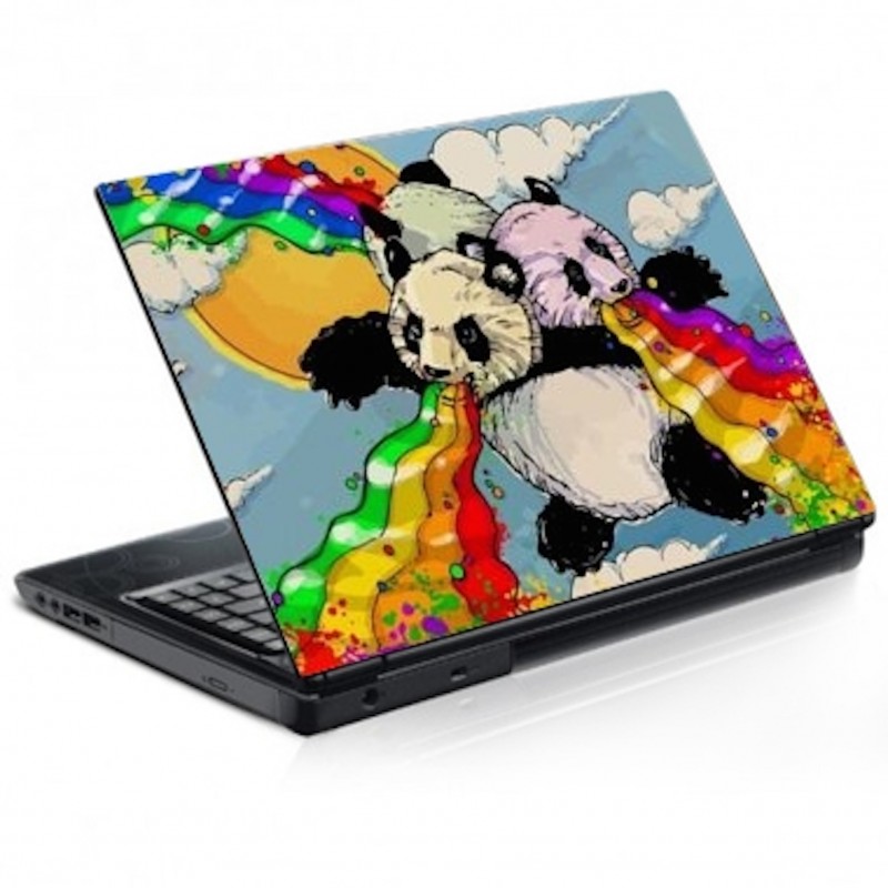 Stickers autocollant PC portable déco Panda