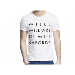 T-Shirt imprimÃ© mille milliards de mille sabords