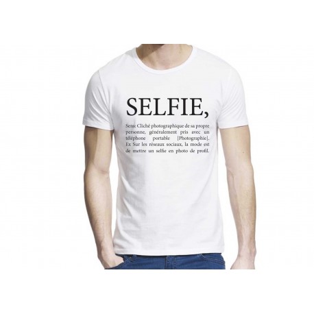 T-Shirt imprimÃ© Selfie