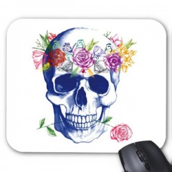 Tapis de souris personnalisÃ© tÃªte de mort -2078