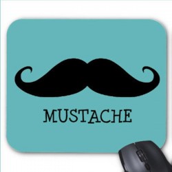 Tapis de souris personnalisÃ© moustache   