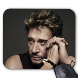 Tapis de souris personnalisé Johnny Hallyday 