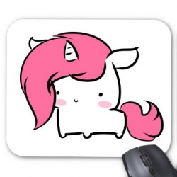 Tapis de souris personnalisÃ© licorne 