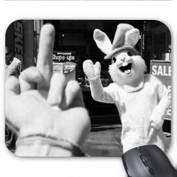 Tapis de souris personnalisÃ© lapin humour