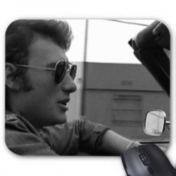 Tapis de souris personnalisÃ© Johnny Hallyday