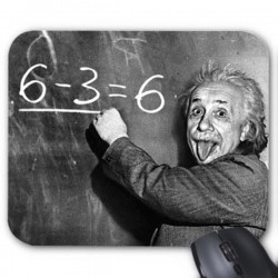 Tapis de souris personnalisÃ© Albert Einstein