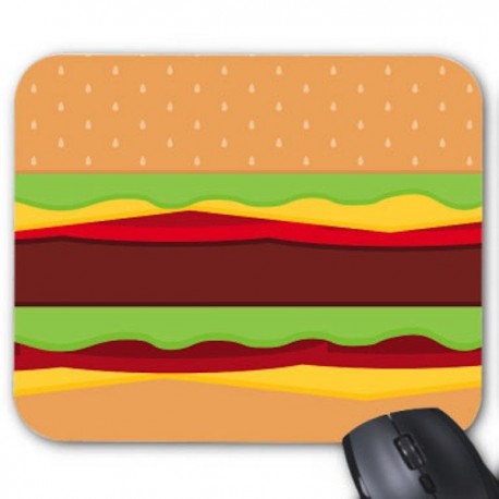 Tapis de souris personnalisÃ© hamburger 