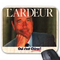 Tapis de souris personnalisÃ© jacques chirac