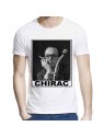 T-Shirt imprimÃ© Jacques Chirac ref 707