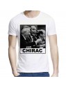 T-Shirt imprimÃ© Jacques Chirac ref 711
