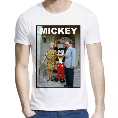 T-Shirt imprimÃ© Jacques Chirac Mickey ref 713