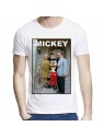 T-Shirt imprimÃ© Jacques Chirac Mickey ref 713