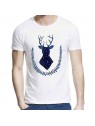 T-Shirt imprimÃ© cerf ref 715