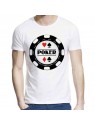 T-Shirt imprimÃ© poker  ref 738