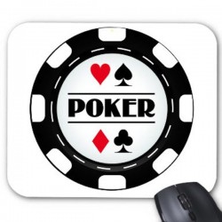 Tapis de souris poker ref 2433