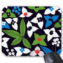 Tapis de souris fleurs