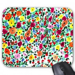 Tapis de souris fleurs
