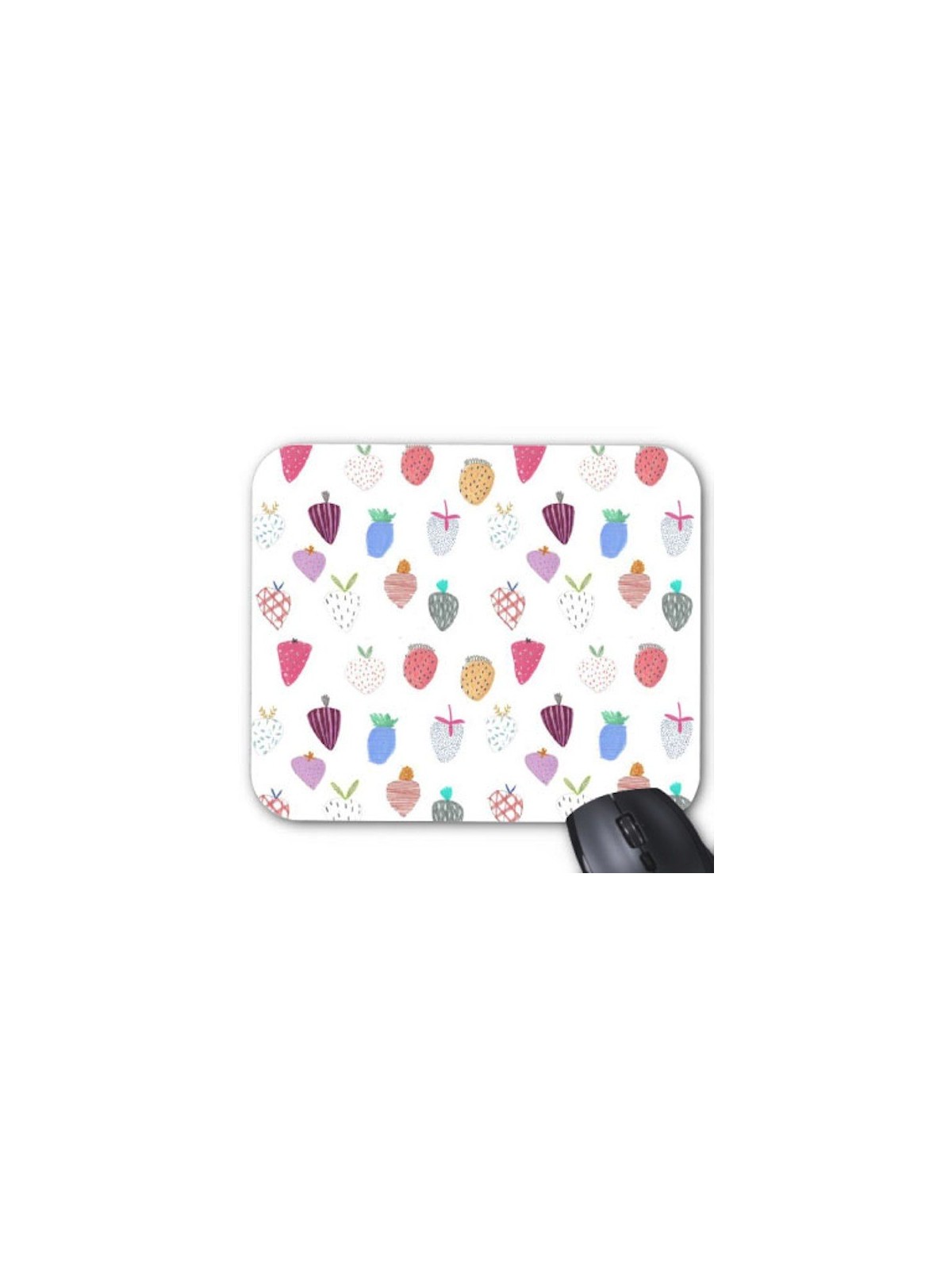 Tapis de souris fraise 