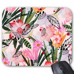 Tapis de souris fleurs 