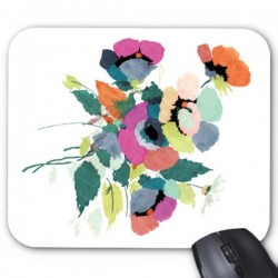 Tapis de souris fleurs 