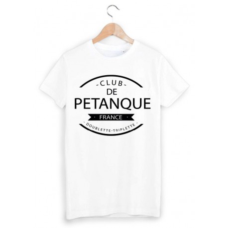 T-Shirt club de pÃ©tanque ref 874