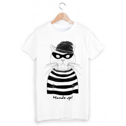 T-Shirt chat voleur ref 966