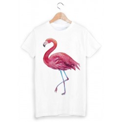 T-Shirt flamant rose ref 978