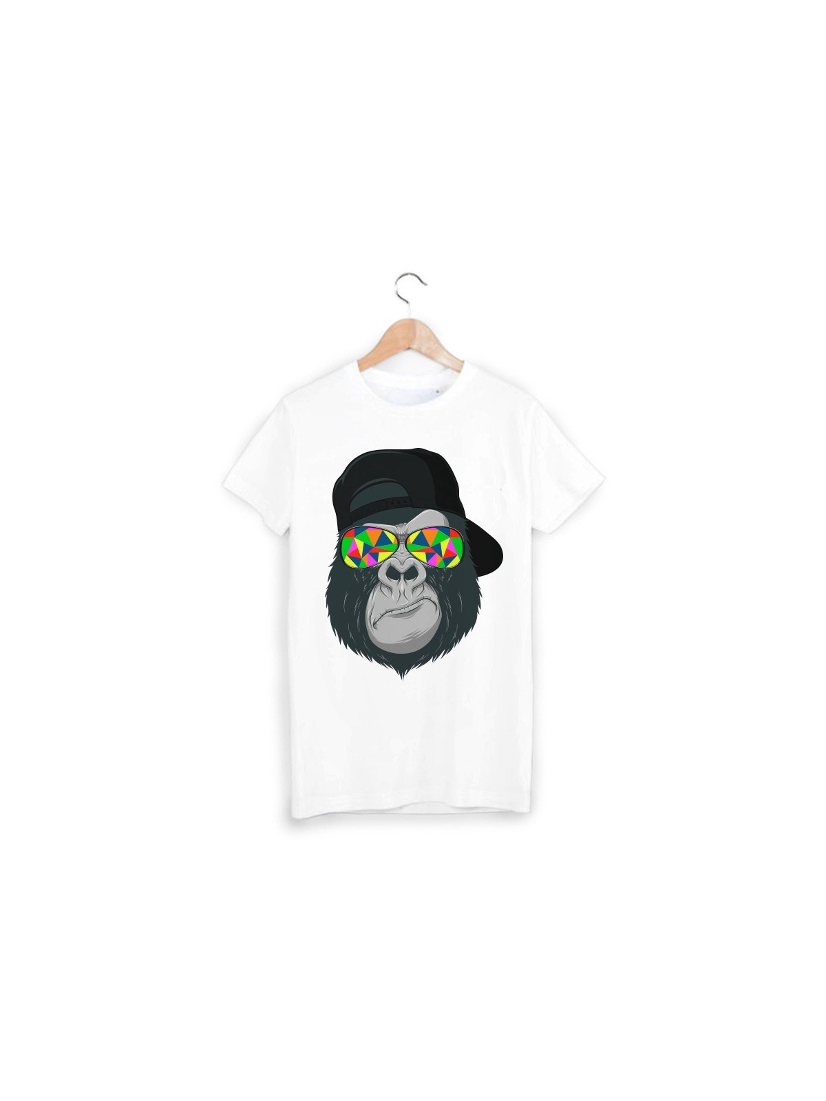T-Shirt gorille psychÃ©dÃ©lique ref 994