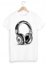T-Shirt casque musique ref 1009
