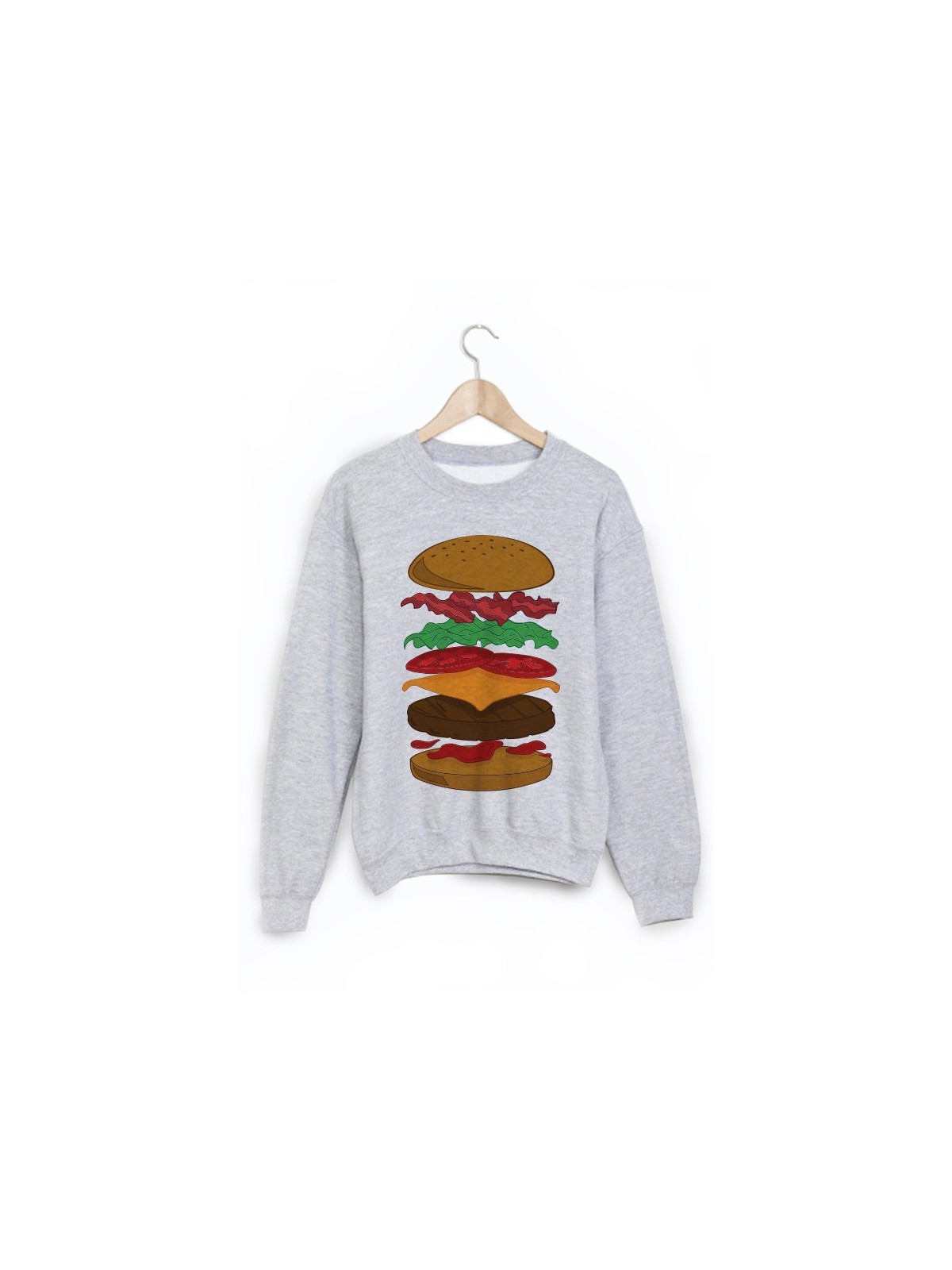 Sweat-Shirt hamburger ref 837