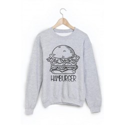 Sweat-Shirt hamburger ref 895