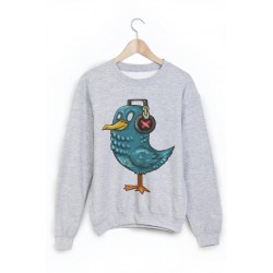 Sweat-Shirt oiseaux musique ref 997