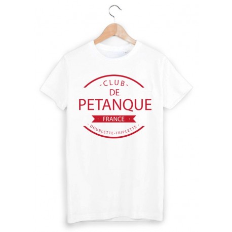 T-Shirt club de pÃ©tanque ref 875