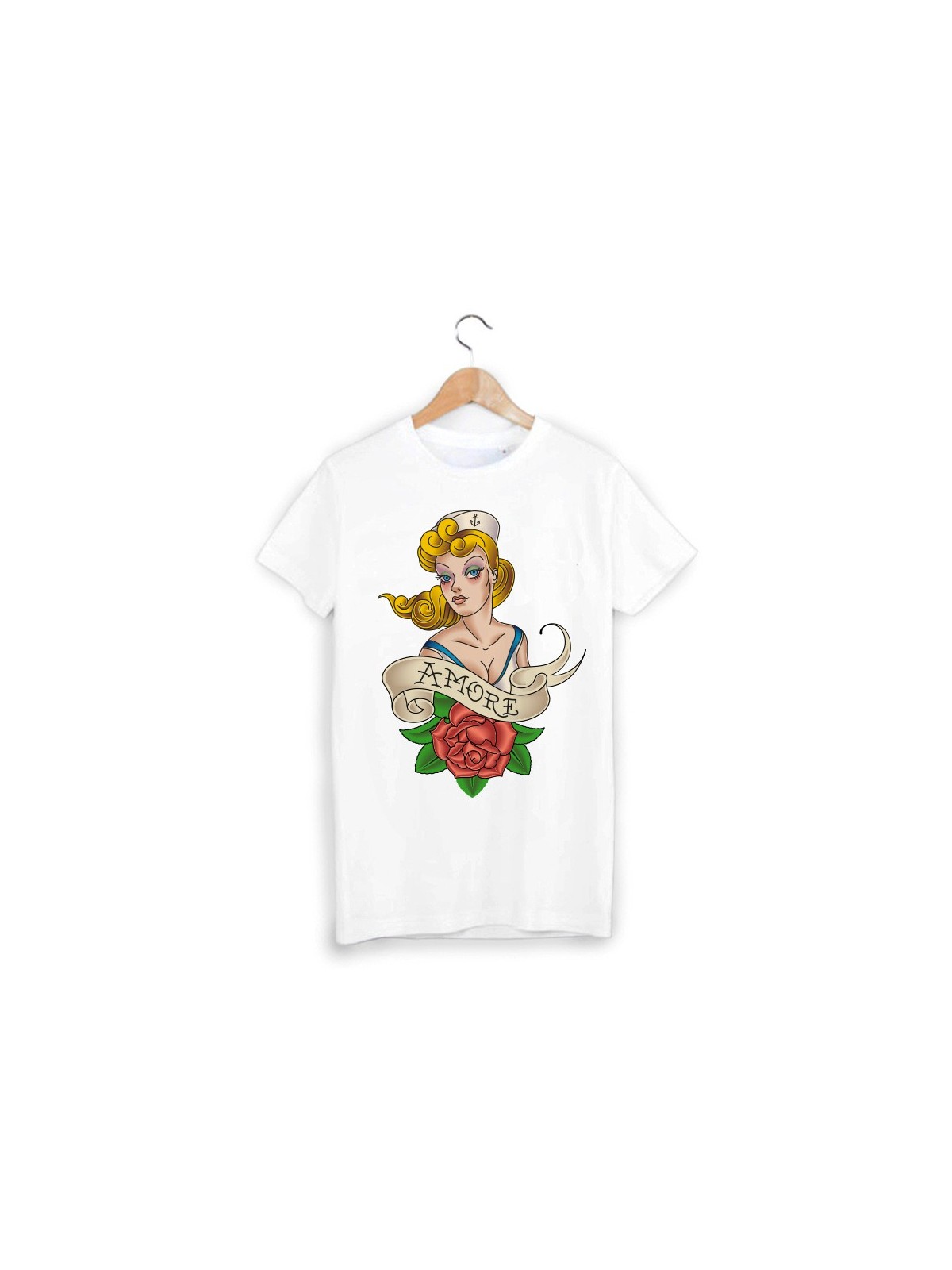 T-Shirt pin up style tatouage ref 1119