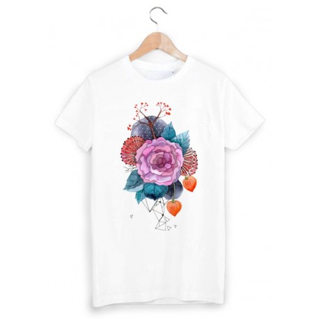 T-Shirt tendance art floral ref 1138