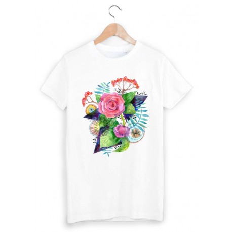 T-Shirt tendance art floral ref 1139