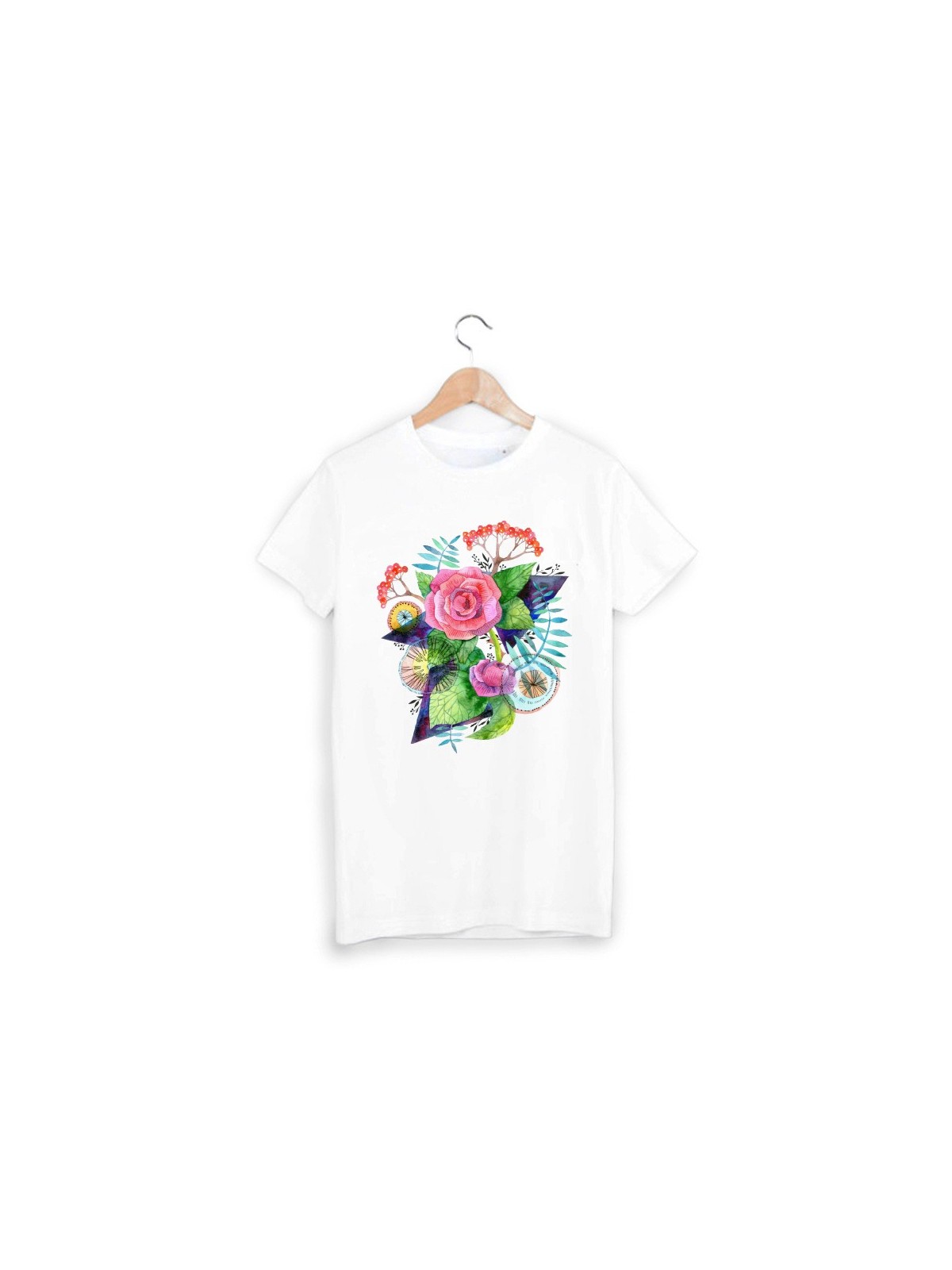 T-Shirt tendance art floral ref 1139