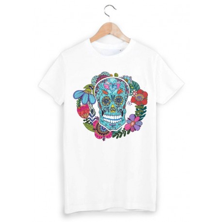 T-Shirt tendance tÃªte de mort ref 1164