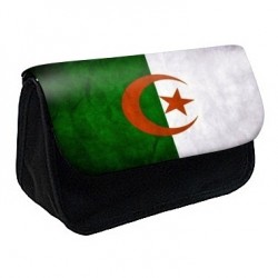 Trousse à Crayons/ Maquillage drapeau Algérie ref 334