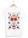 T-Shirt skull tete de mort mexicaine ref 1183