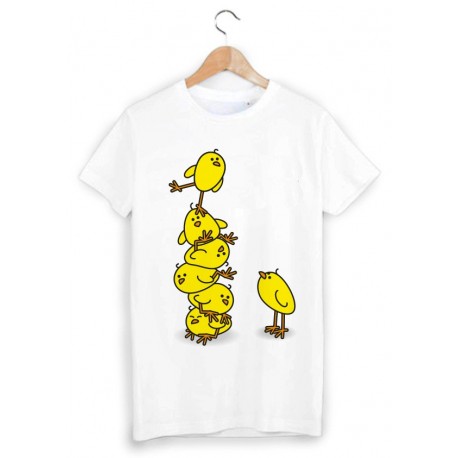 T-Shirt poussin ref 1232