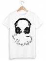 T-Shirt casque musique ref 1240