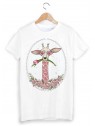 T-Shirt Giraffe rose ref 1242