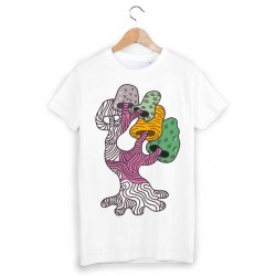 T-Shirt champignon psychÃ©dÃ©lique ref 1245