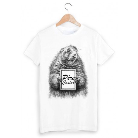 T-Shirt PÃ¨re castor ref 1257