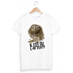 T-Shirt Hibou il est ou l'after? ref 1258