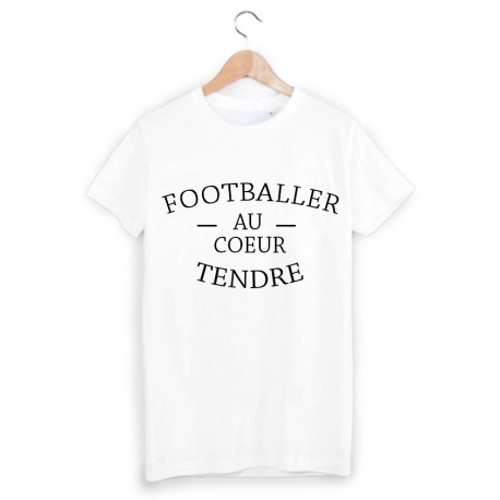 T-Shirt footballer au coeur tendre ref 1342