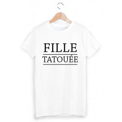 T-Shirt fille tatouÃ©e ref 1338