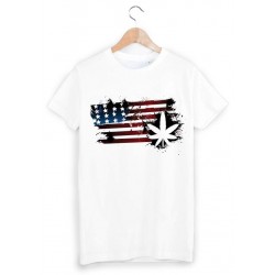 T-Shirt weed america ref 1313