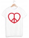 T-Shirt peace and love hippie ref 1312